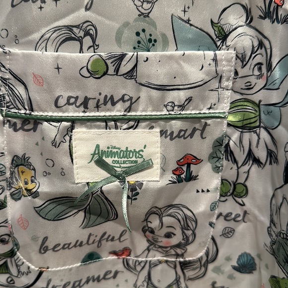 Disney Animators satin pajama medium new with tags - Picture 3 of 6